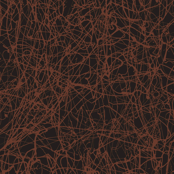Tangled Paint - Burnt Night Wallpaper