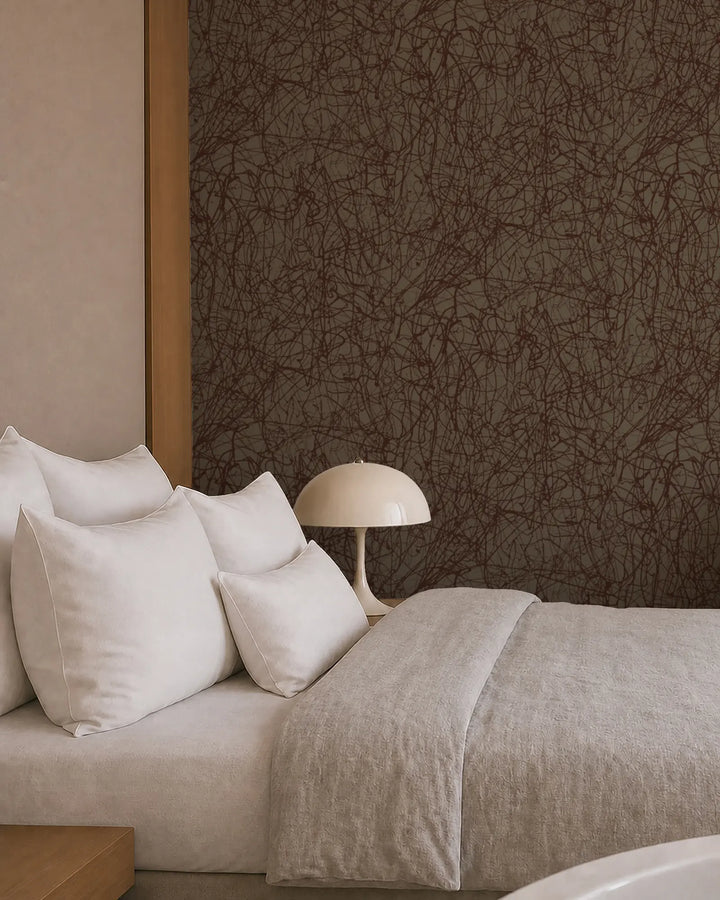 Tangled Paint - Sepia Wallpaper