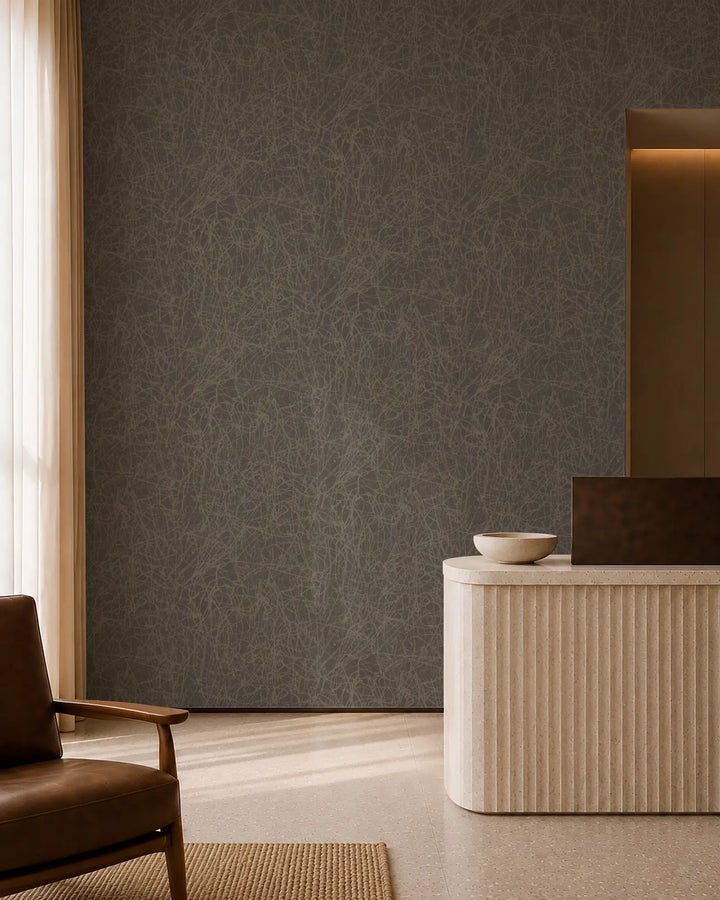 Tangled Paint - Stone Gray Wallpaper