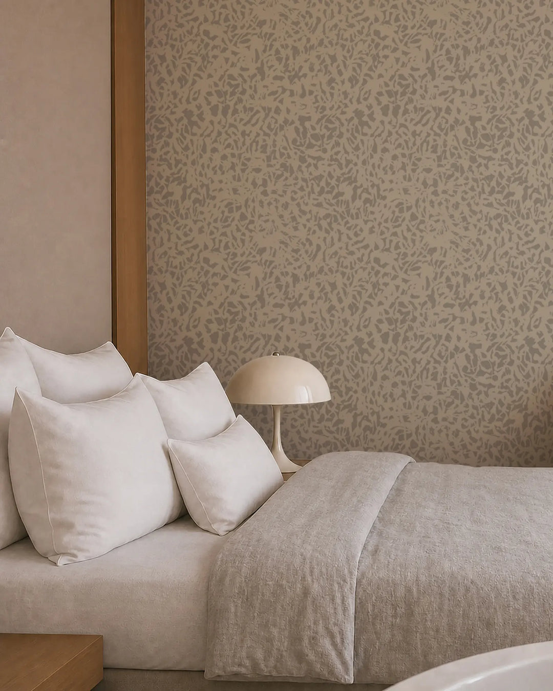 Wandering Brush - Washed Linen Wallpaper