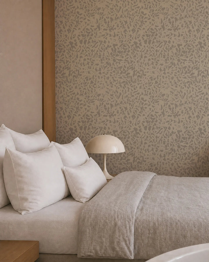 Wandering Brush - Washed Linen Wallpaper