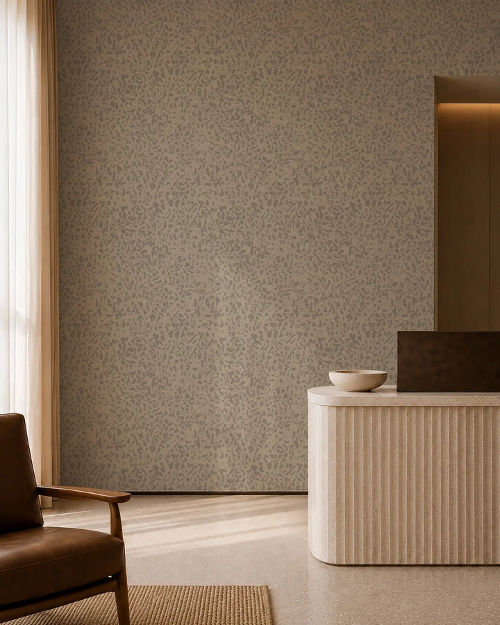 Wandering Brush - Washed Linen Wallpaper