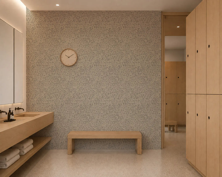 Wandering Brush - Washed Linen Wallpaper