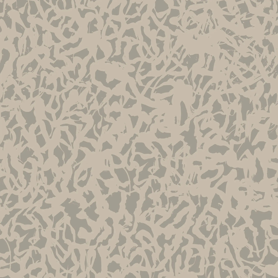 Wandering Brush - Washed Linen Wallpaper