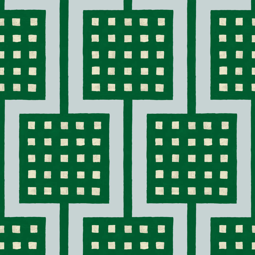 Block Party - Green Dream Wallpaper