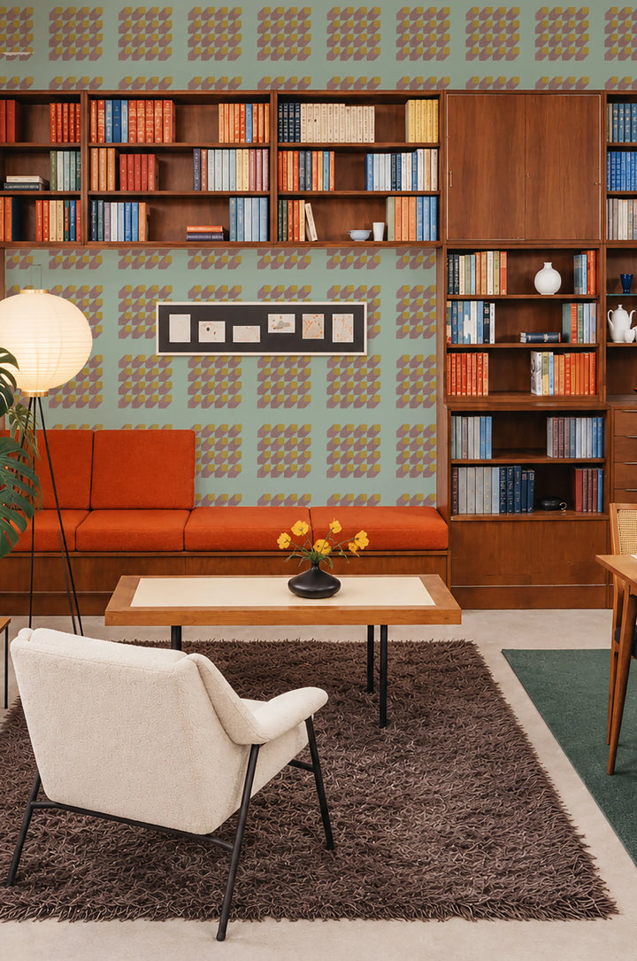 Cubed - Tea Room Wallpaper