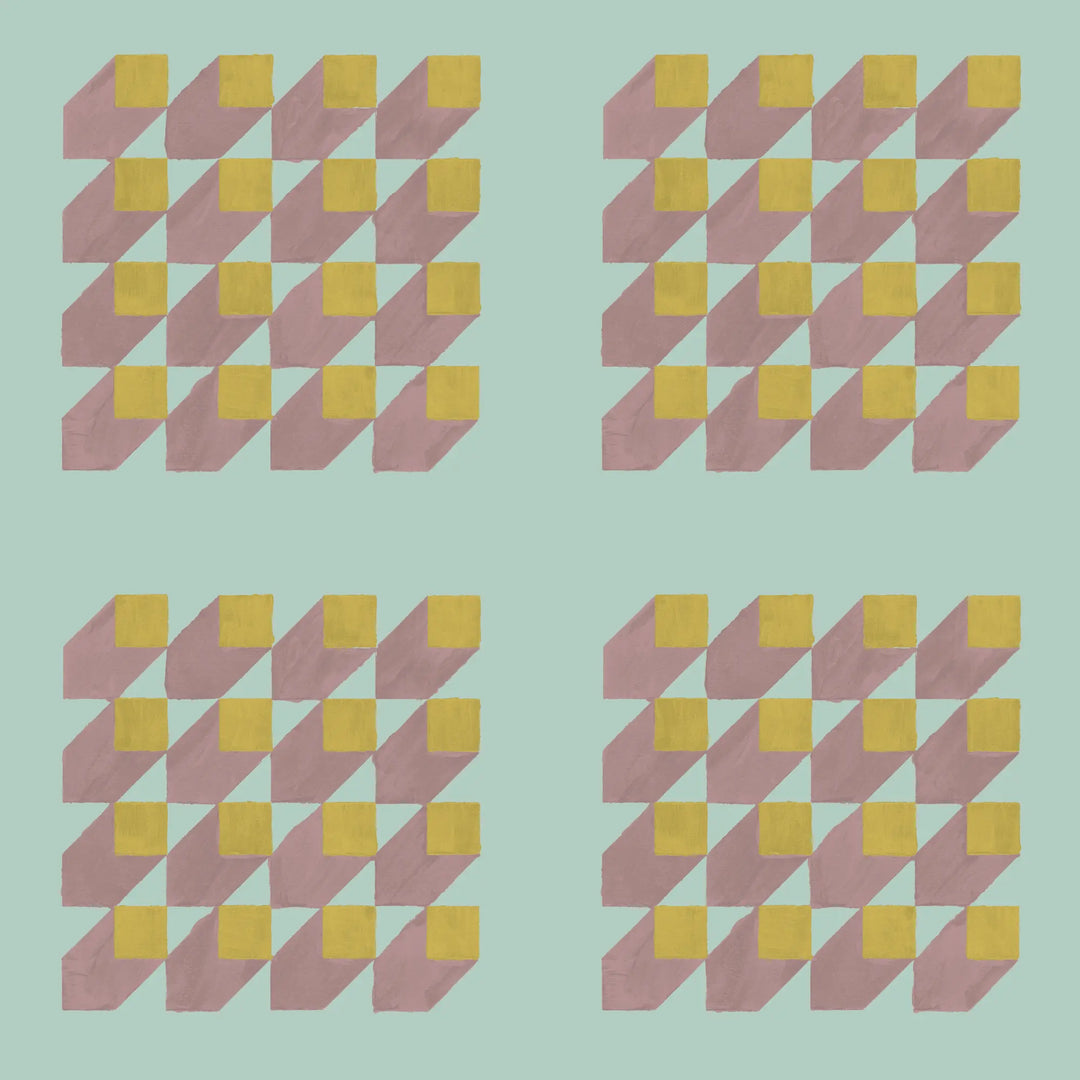 Cubed - Tea Room Wallpaper