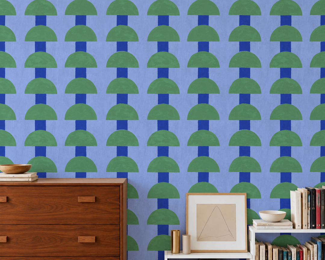 Mop Top - Building Block Wallpaper