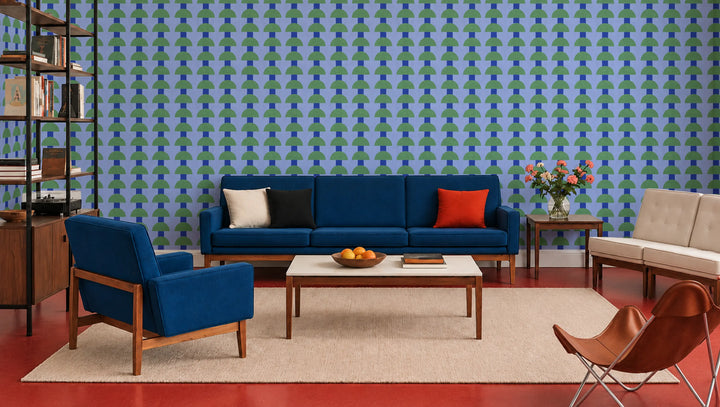 Mop Top - Building Block Wallpaper