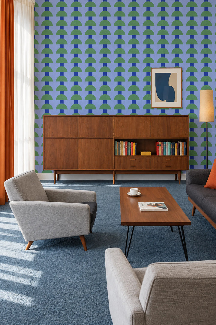 Mop Top - Building Block Wallpaper