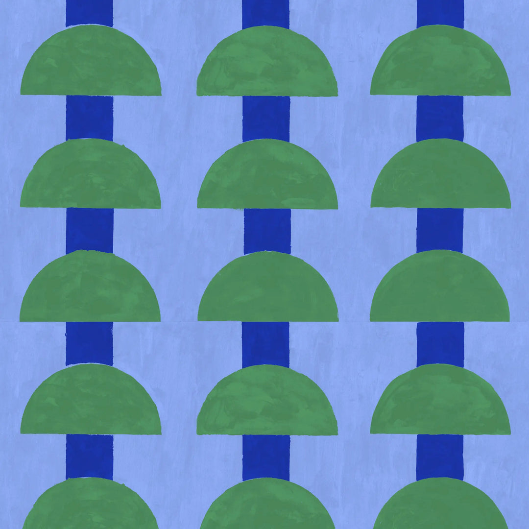 Mop Top - Building Block Wallpaper