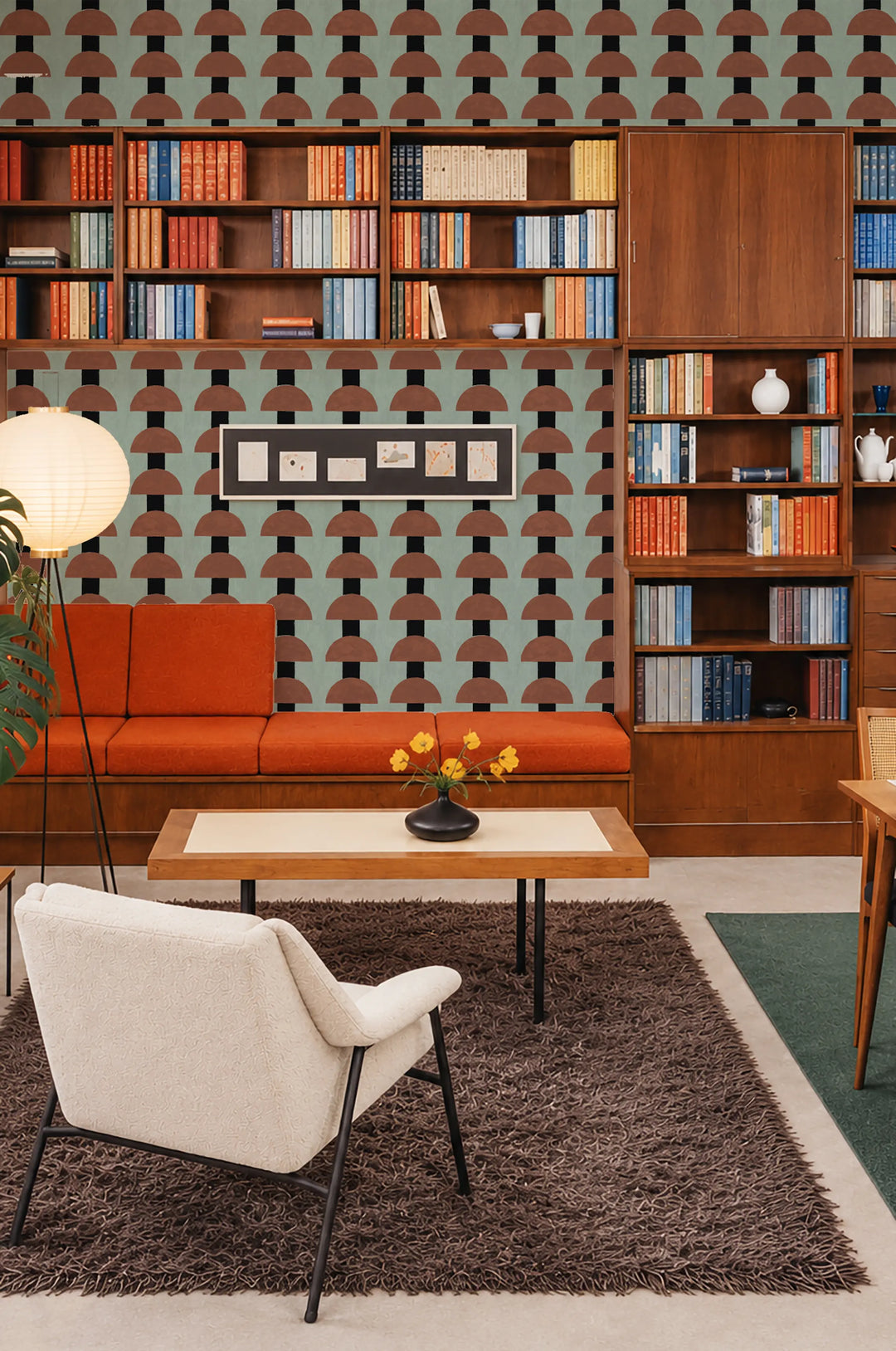 Mop Top - Copper Wallpaper