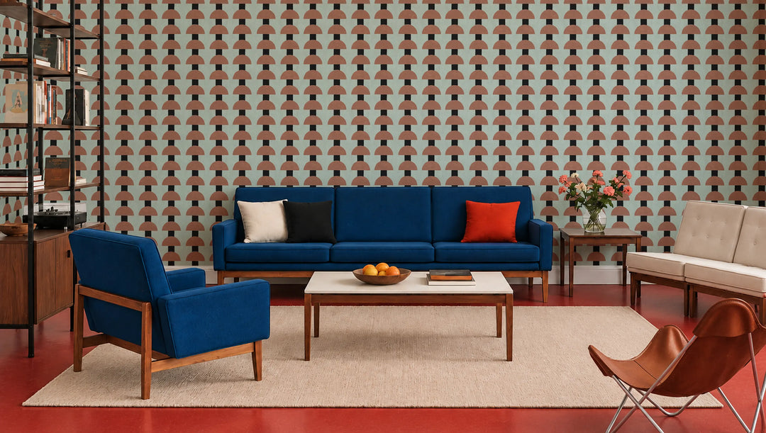 Mop Top - Copper Wallpaper
