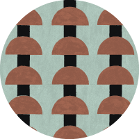 Mop Top - Copper Wallpaper