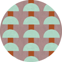 Mop Top - Copper Wallpaper