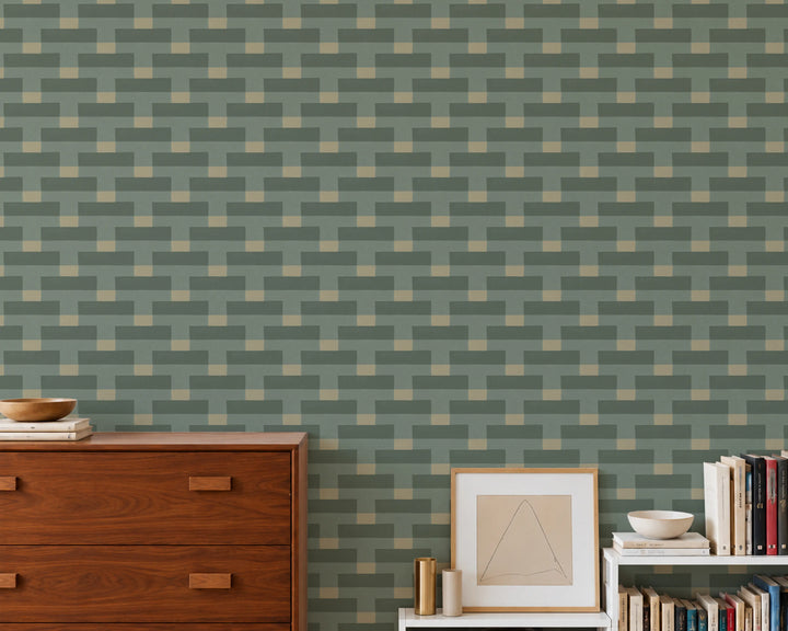 Over Under - Dried Sage Wallpaper