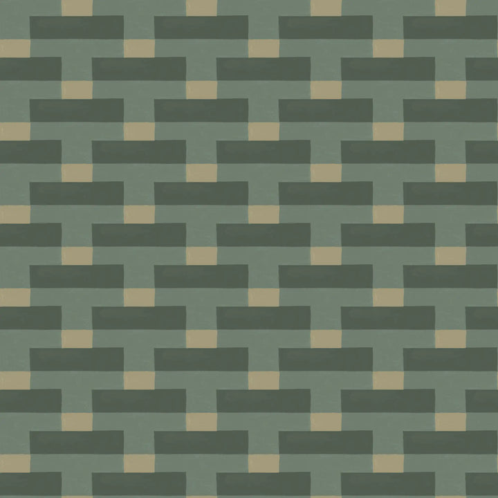 Over Under - Dried Sage Wallpaper