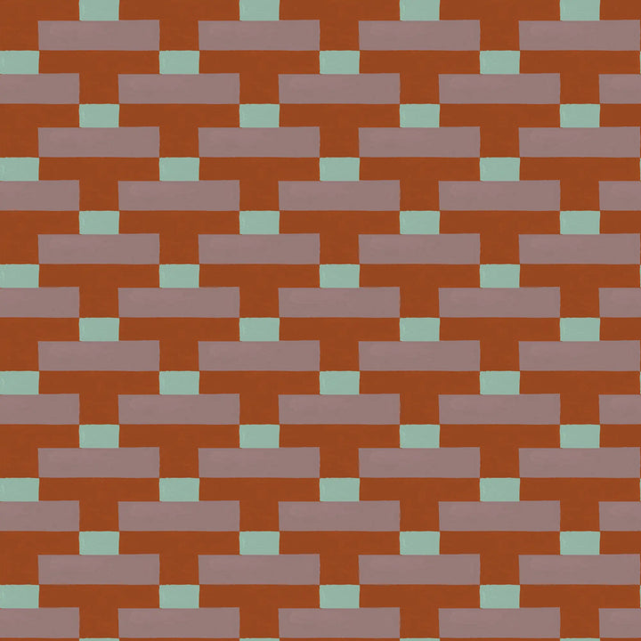 Over Under - Zest Mauve Wallpaper
