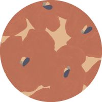 Pressed Poppies - Merlot Mint Wallpaper