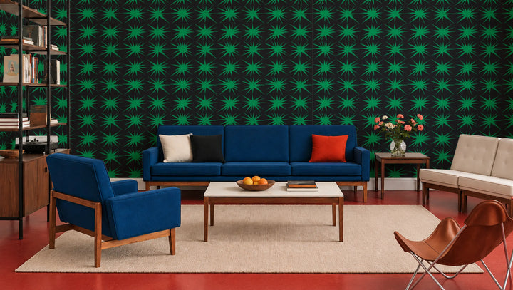 Sparked - Electric Green Wallpaper