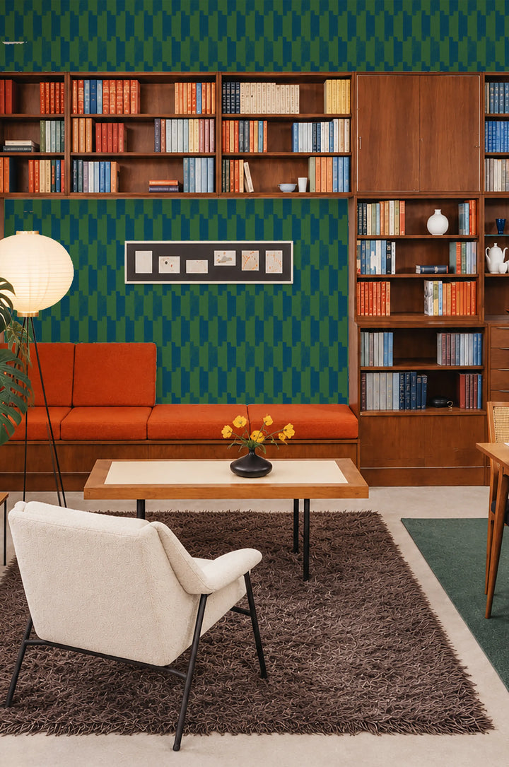 Tally Up - Blue Emerald Wallpaper