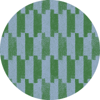 Tally Up - Emerald Periwinkle Wallpaper