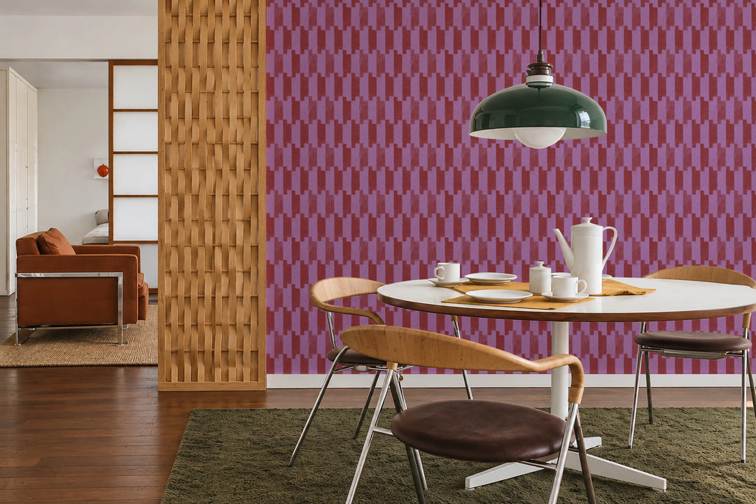 Tally Up - Pink Berry Wallpaper