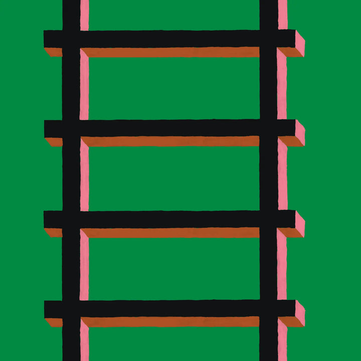 Tree House - Electric Green Wallpaper