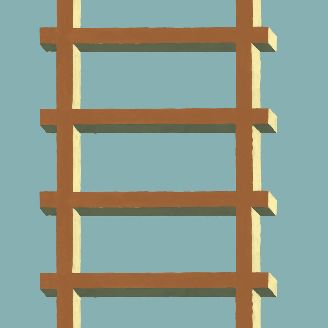 Tree House - Hazy Blue Wallpaper