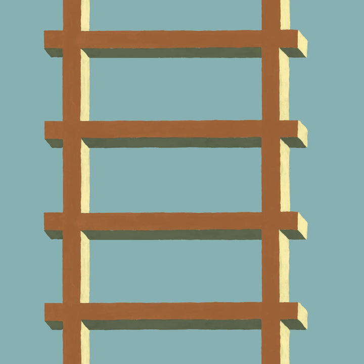 Tree House - Hazy Blue Wallpaper
