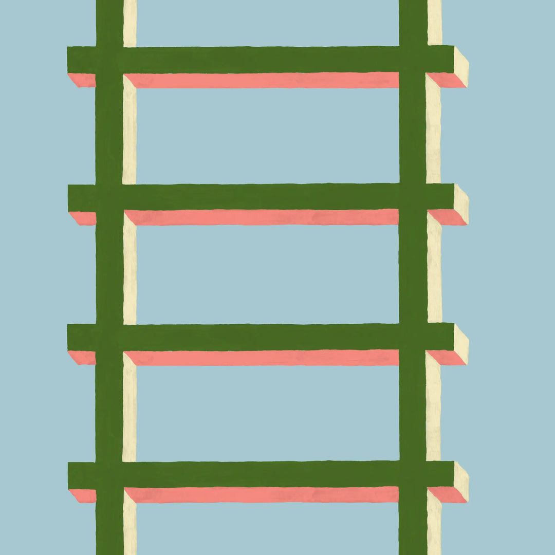 Tree House - Sky Blue Wallpaper