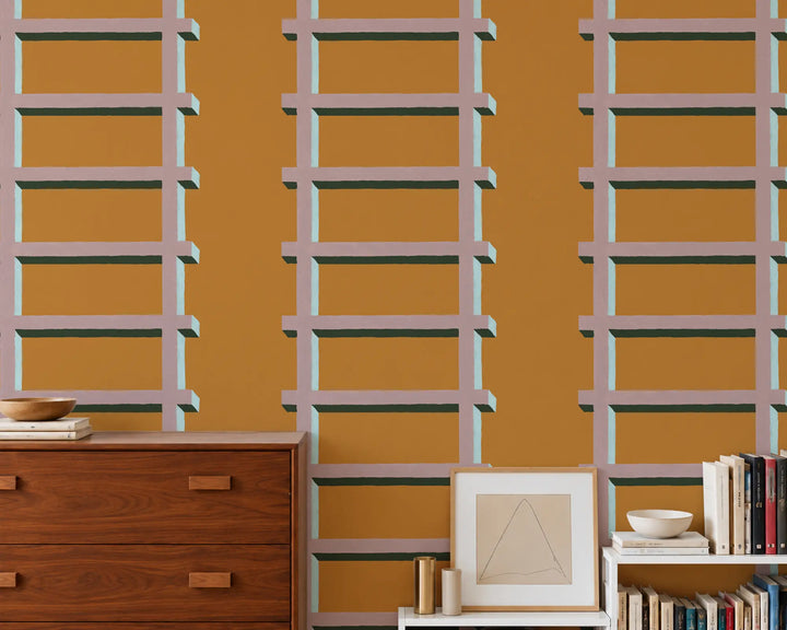 Tree House - Spiced Orange Wallpaper
