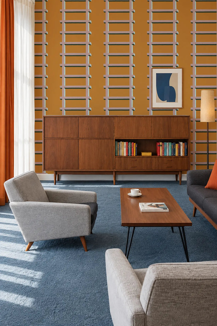 Tree House - Spiced Orange Wallpaper