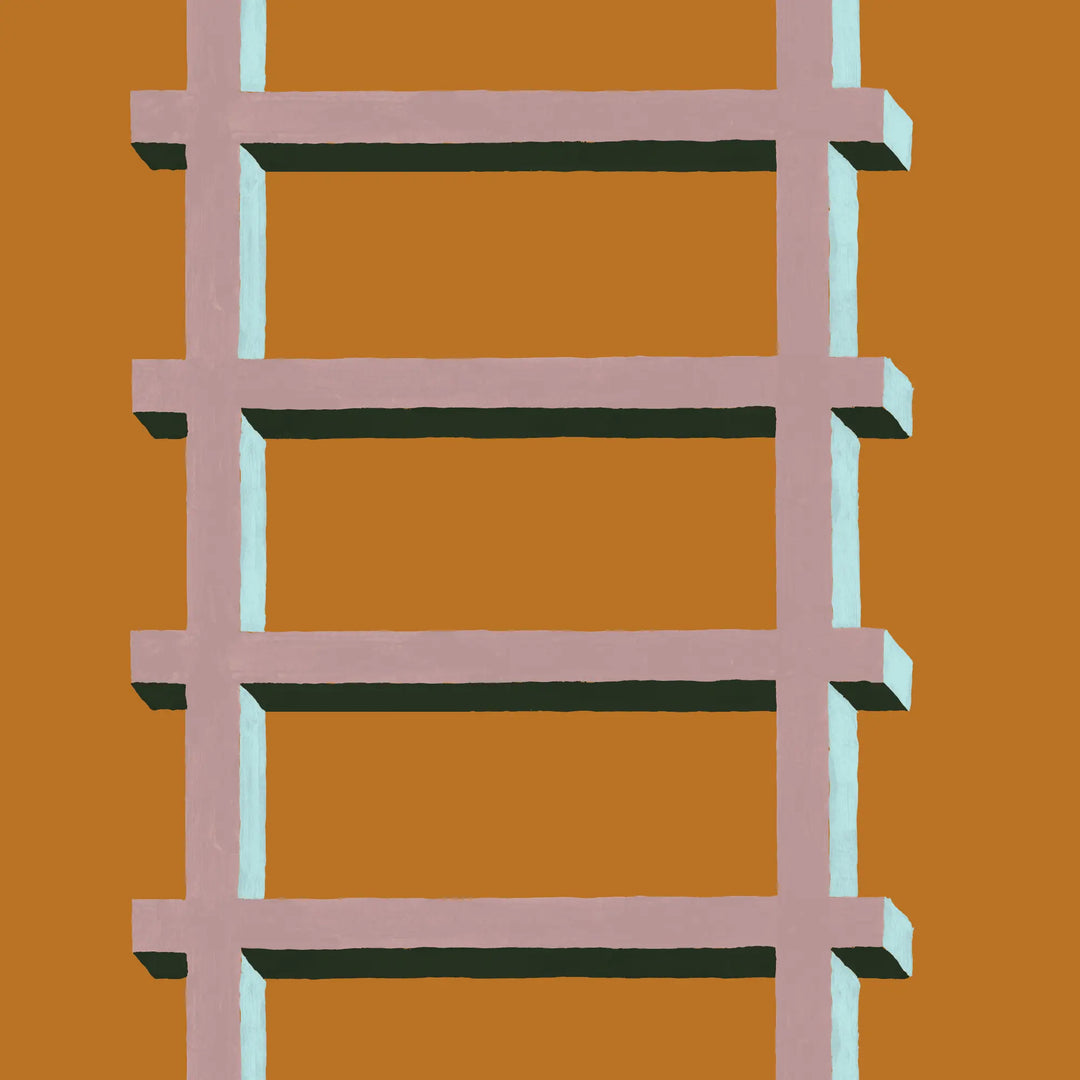 Tree House - Spiced Orange Wallpaper