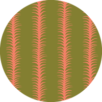 Wink Stripes - Avocado Wallpaper