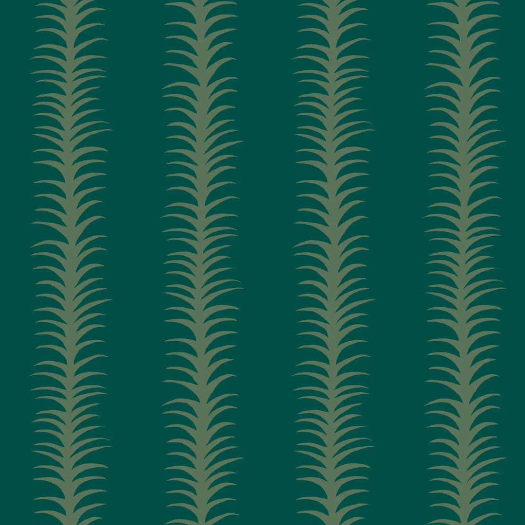 Wink Stripes - Jewel Green Wallpaper