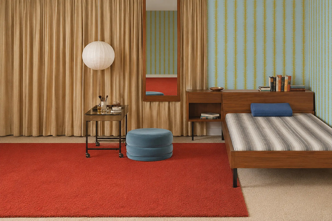 Wink Stripes - Sky Blue Green Wallpaper