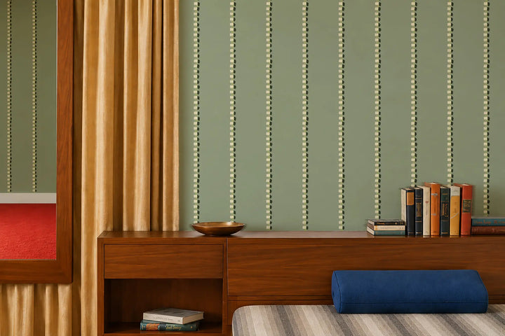 Zipped - Basil Wallpaper