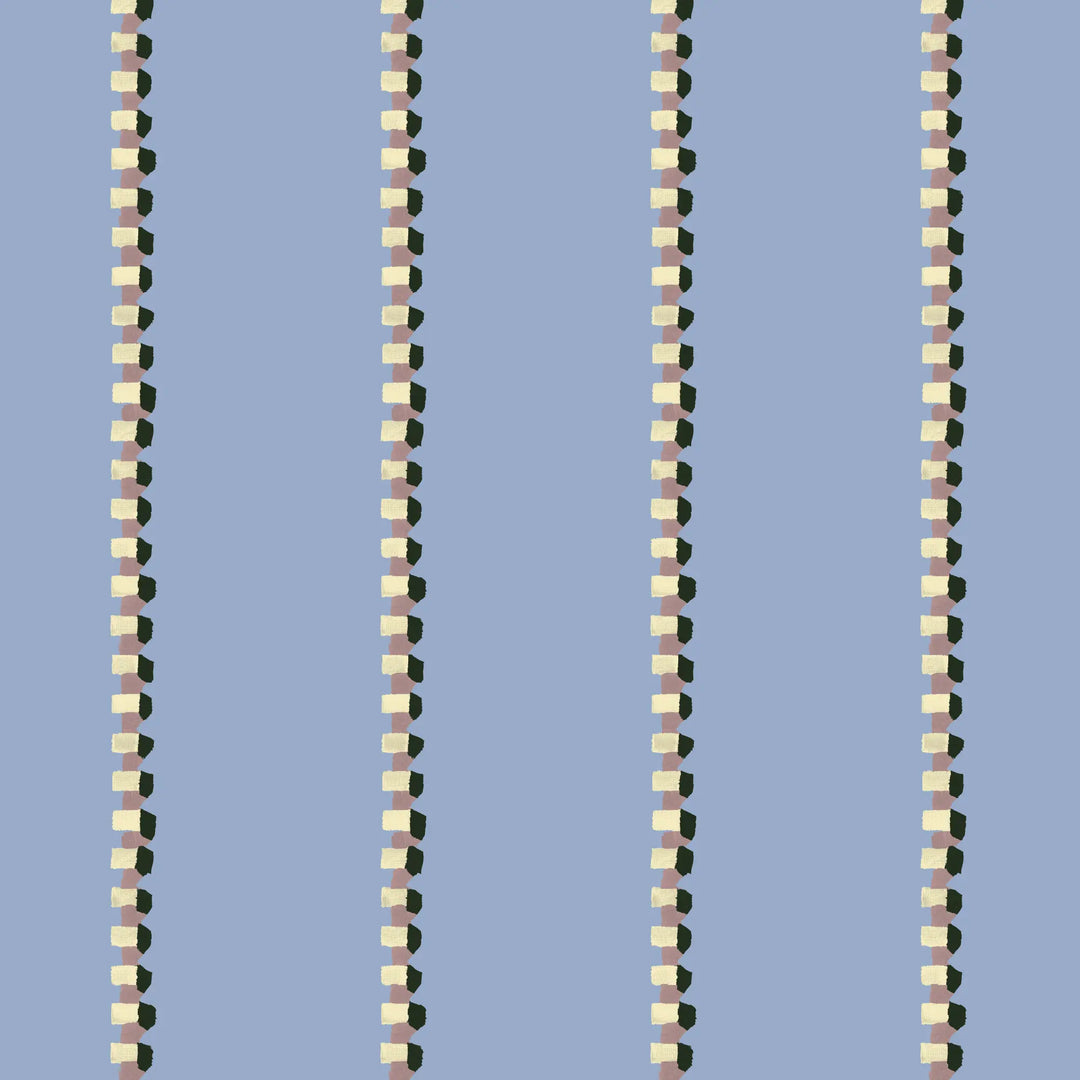 Zipped - Periwinkle Blue Wallpaper