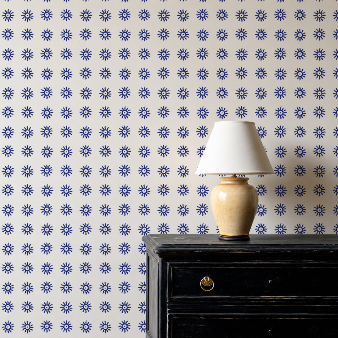Here Comes the Sun - Blue Wallpaper by August Table