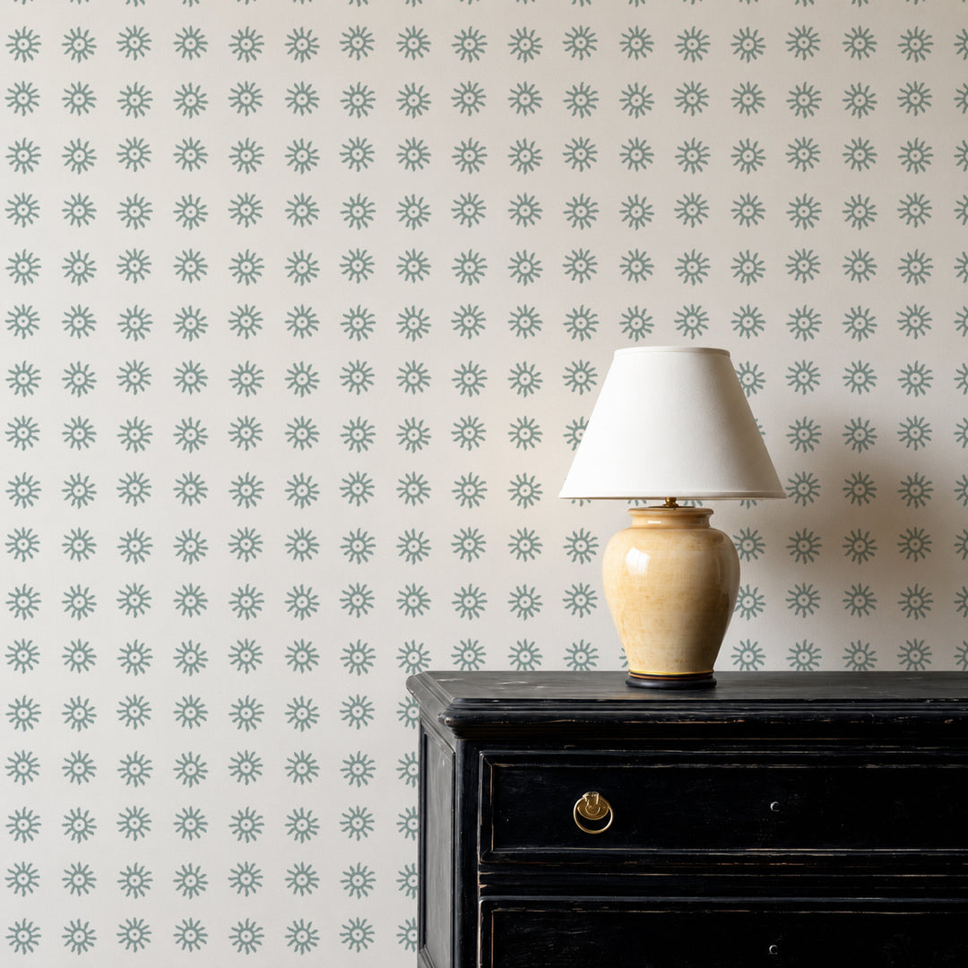 Here Comes the Sun - Tern Gray Wallpaper by August Table