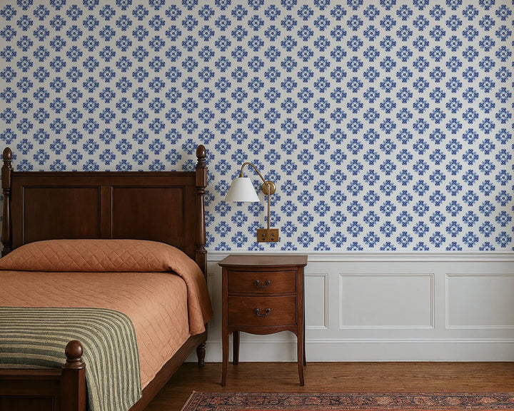 Moyen - Blue Wallpaper by August Table
