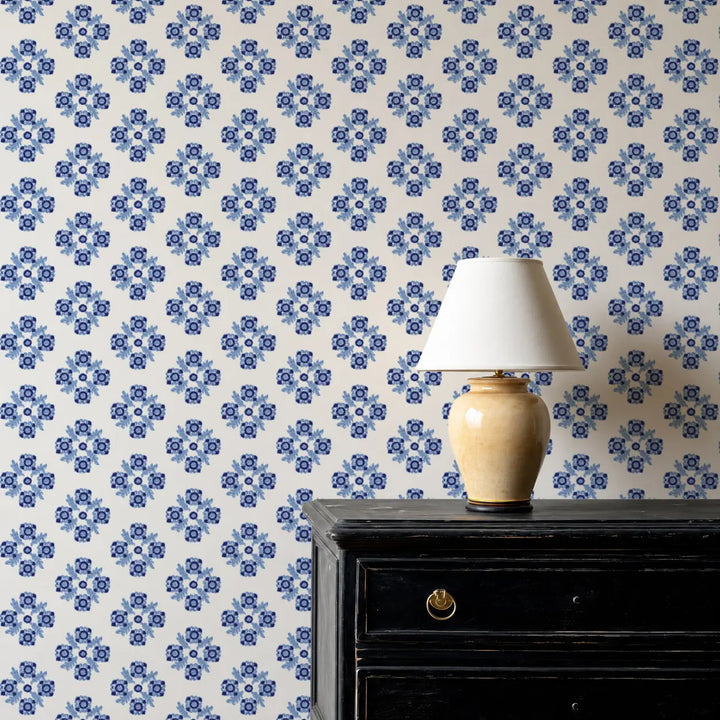 Moyen - Blue Wallpaper by August Table