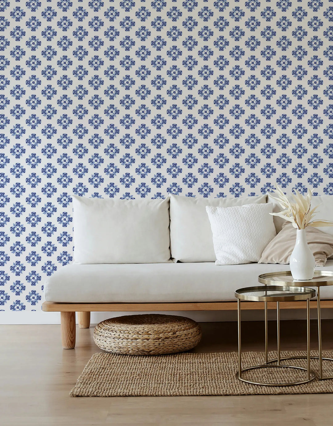 Moyen - Blue Wallpaper by August Table