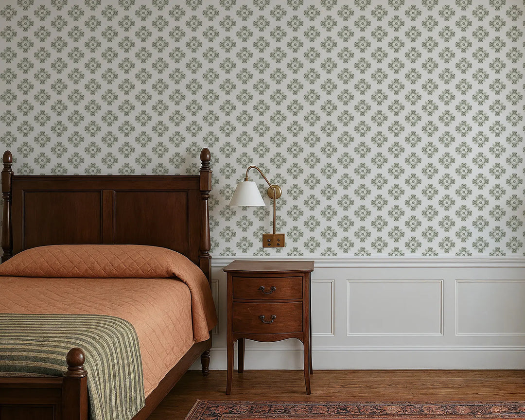 Moyen - Green Wallpaper by August Table