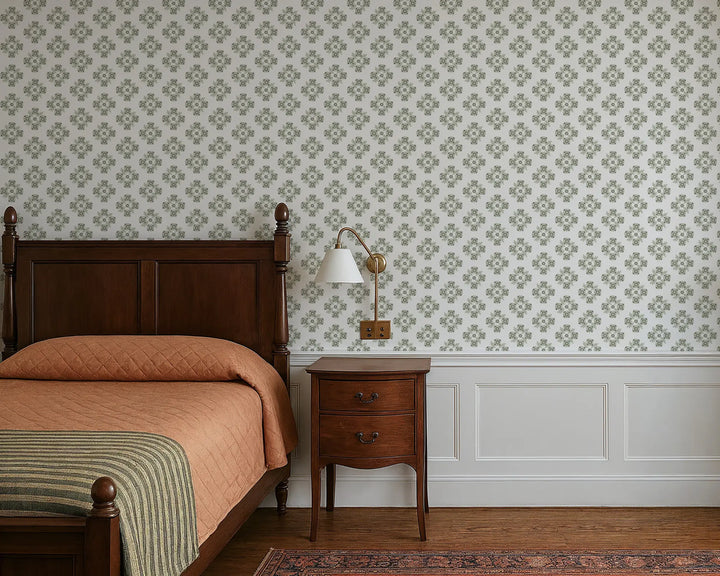 Moyen - Green Wallpaper by August Table