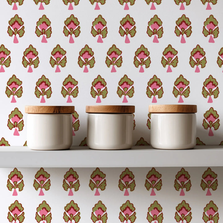 Trillium - Lancaster Wallpaper by August Table