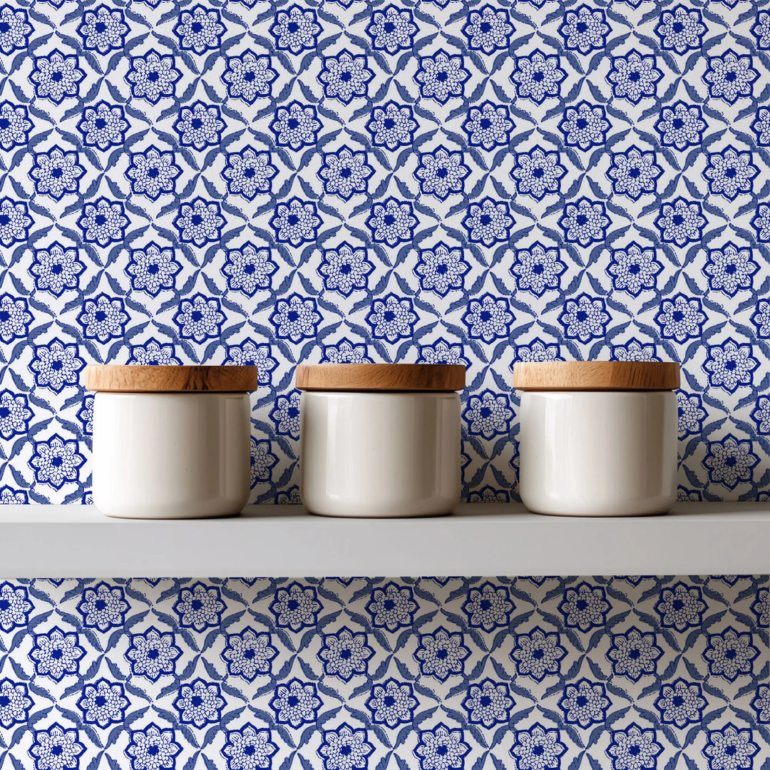 Seraphim - Blue Wallpaper by August Table