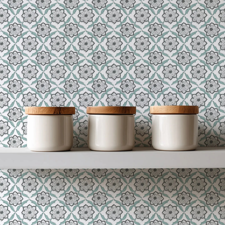 Seraphim - Tern Gray Wallpaper by August Table