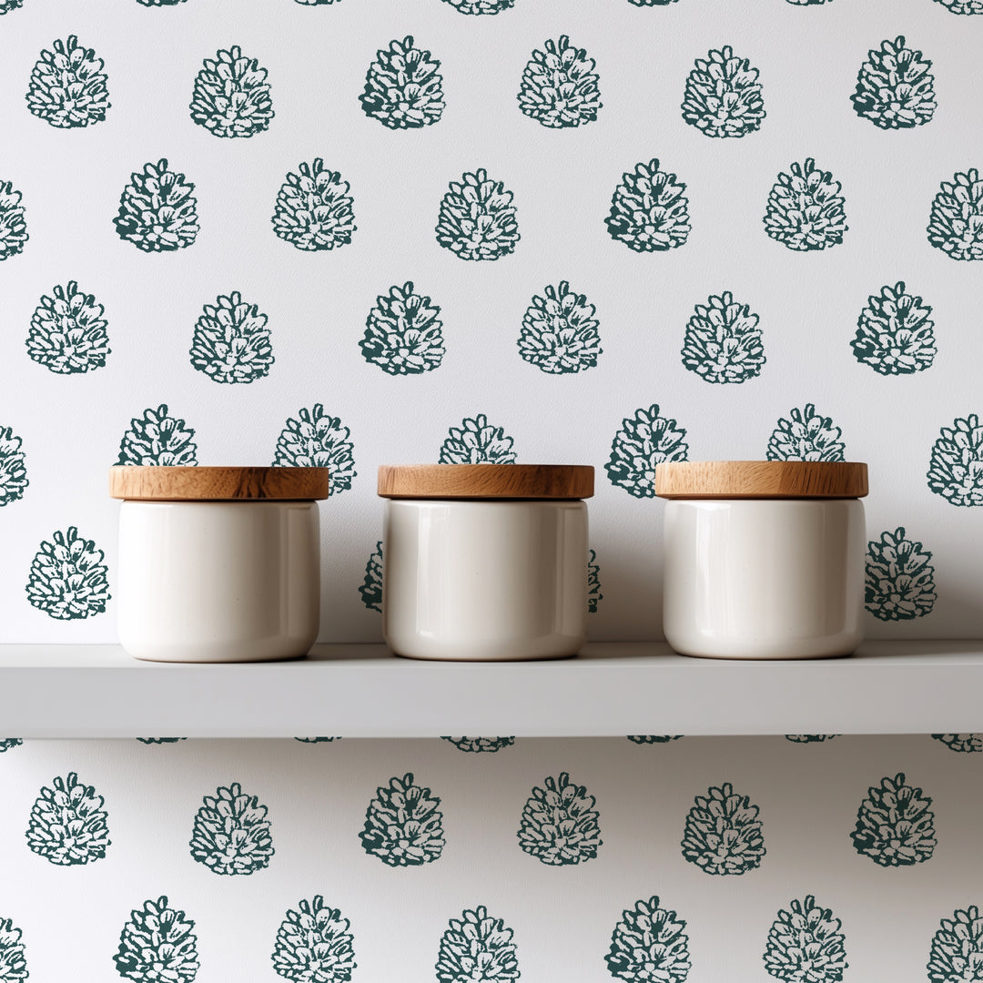 Juniper - Evergreen Wallpaper by August Table